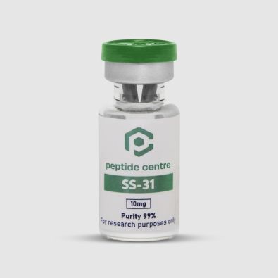 SS-31 peptide vial – high-purity research peptide formulated for studies involving mitochondrial function, cellular health, and metabolic pathways | Peptide Centre Australia